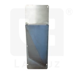 346567 - Tôle droite pour fermeture inférieure G2. Inox