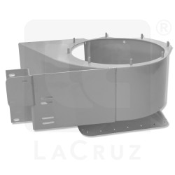 355848 - Carter aspirateur inférieur gauche G8 / G2. Inox