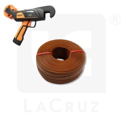 BBMRN80 - Rouleau 80 m lien standard pour attacheurs électriques mod. F3X - Marron., markets:  []string{"A", "B", "AU"}