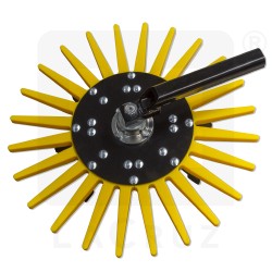 INTASA70G - Bineuse à doigts Ø 70 cm pour viticulture - jaune